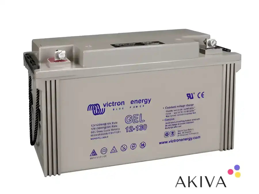 Gray gel battery for 12V 130Ah Gel Deep Cycle Batt, ideal for long-lasting power
