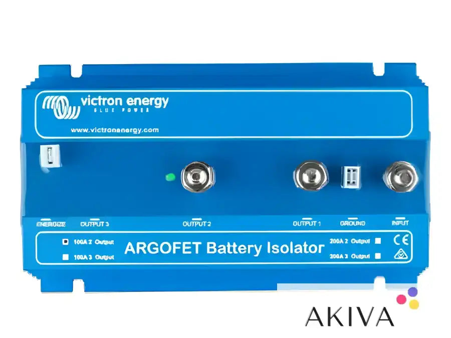 Blue Victron Energy battery isolator for Argofet 100-2 Two Batteries 100A Retail