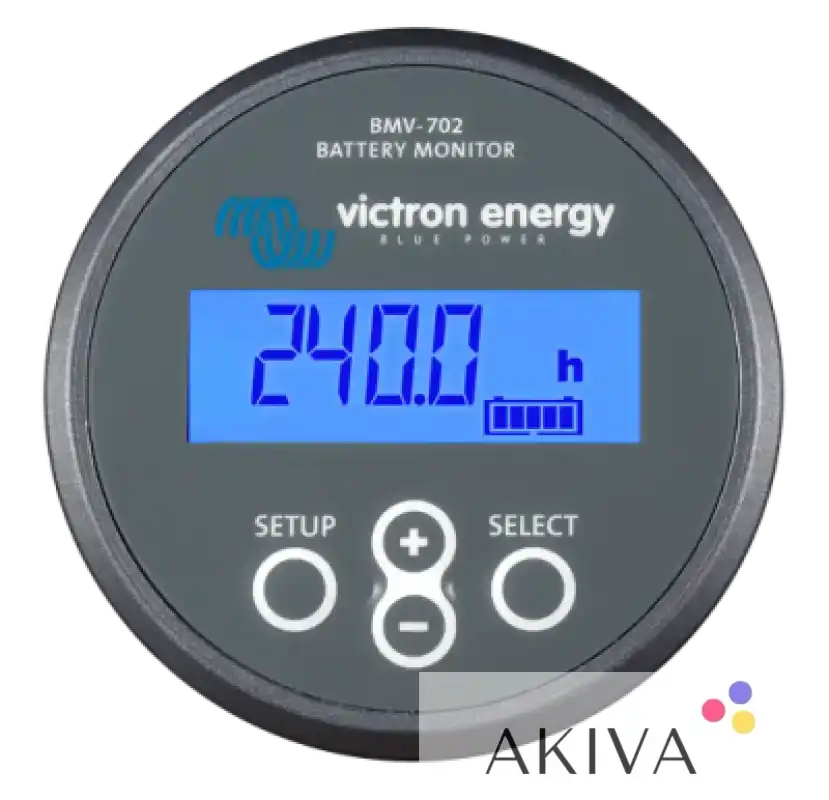 Battery Monitor BMV-702 with digital display for accurate battery monitoring