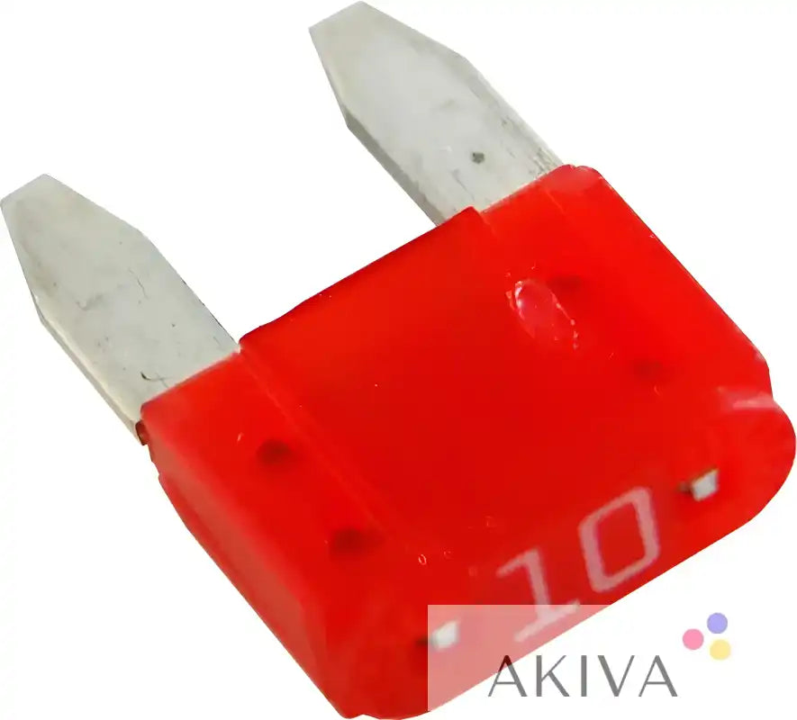 Red automotive fuse from Blue Sea Systems BSS Fuse ATM 10A for reliable circuit protection
