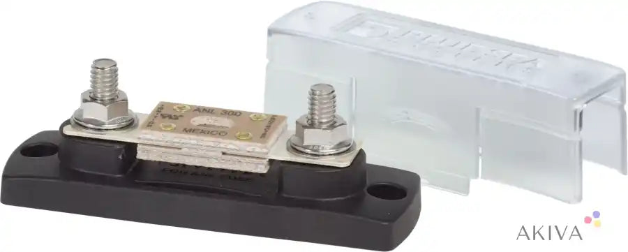 Automotive fuse block connector with insulating cover for Blue Sea Systems Marine Fuse Block
