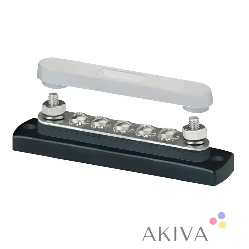 Blue Sea Systems terminal block with removable cover for secure wiring connections