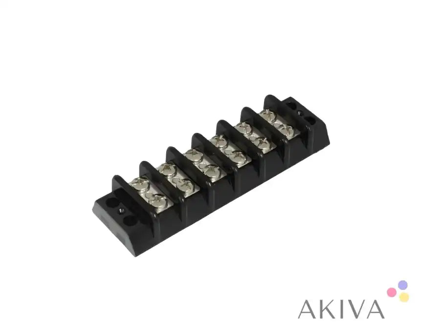 Blue Sea Systems BSS terminal block with 6 silver screw terminals