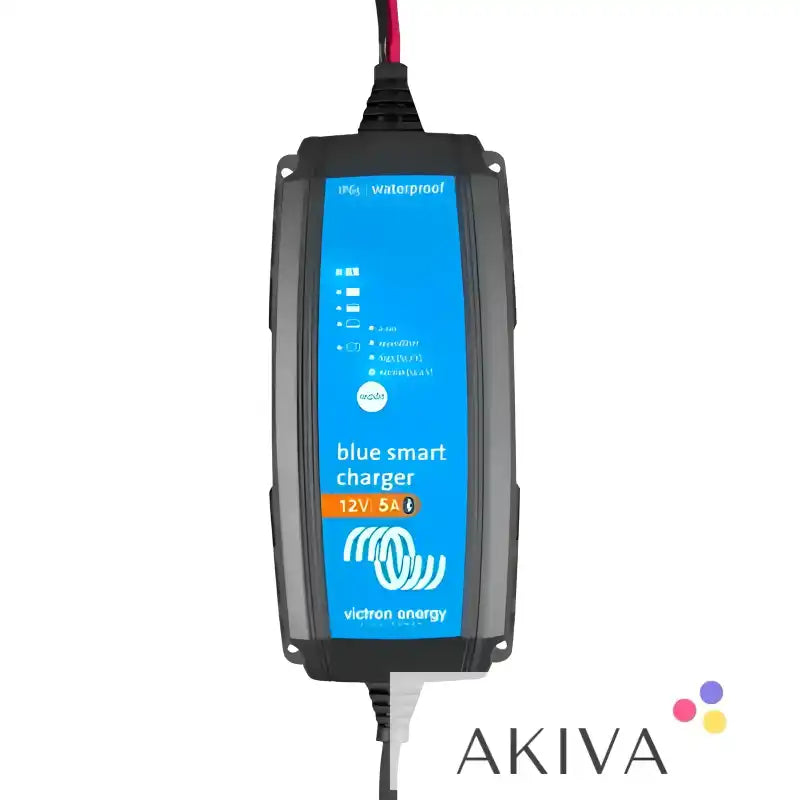 Blue Smart IP65 Charger 12/5(1) 120V NEMA 1-15P in blue and gray design