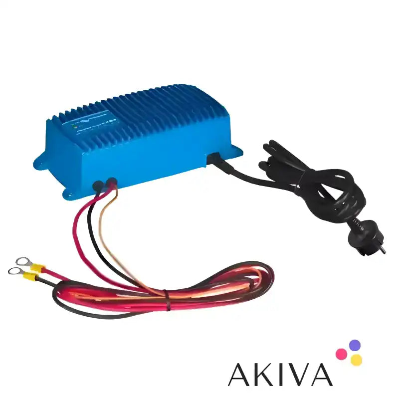 Blue Smart IP67 Charger with power and output cables, 120V NEMA 5-15 design