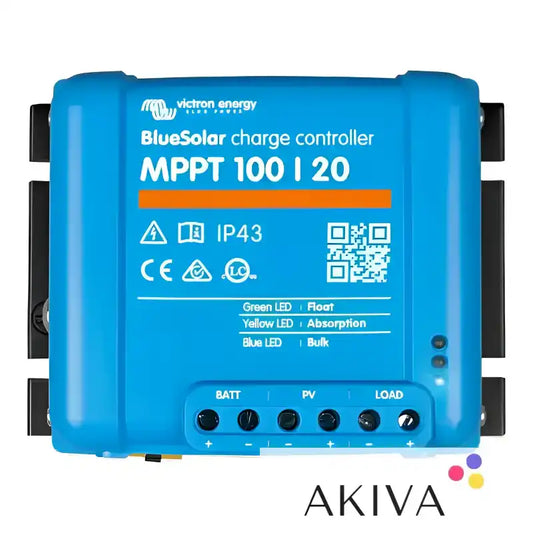 BlueSolar MPPT 100/20 Retail solar charge controller for off-grid power solutions