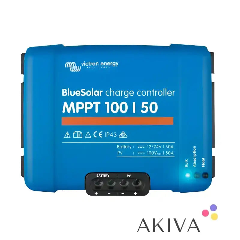 BlueSolar MPPT 100/50 solar charge controller for off-grid power solutions by Victron Energy