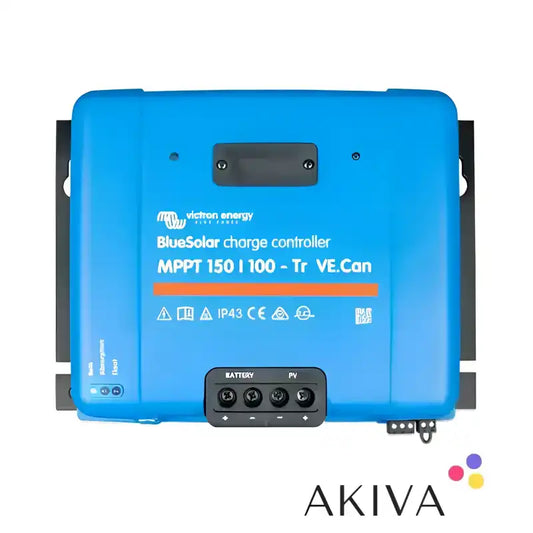 Blue Victron Energy solar charge controller for BlueSolar MPPT off-grid power solutions