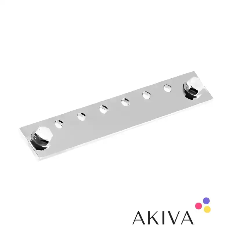 Chrome metal plate with bolts and holes for Busbar to connect 6 CIP100200100