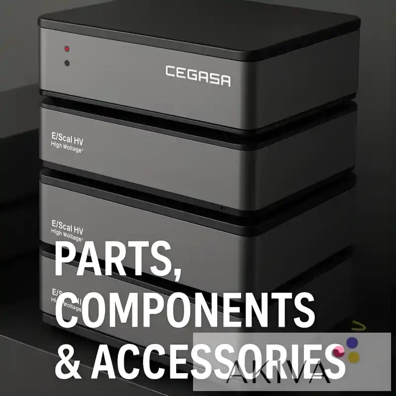 Stacked gray electronic components from Cegasa E/Scal Tower Kit and Scal Tower