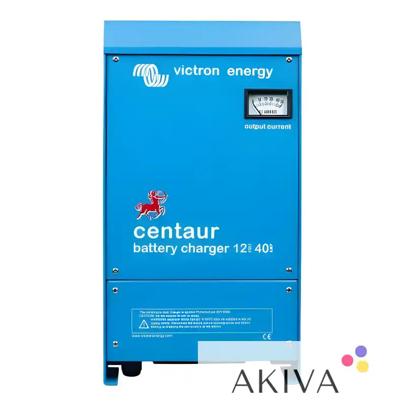 Blue Victron Energy Centaur Charger 12/40(3) 120-240V for off-grid power solutions