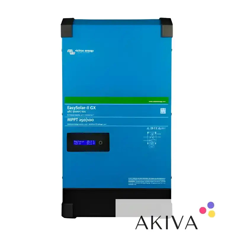 Blue solar power inverter from EasySolar-II 48/5000/70-50 MPPT for off-grid power solutions