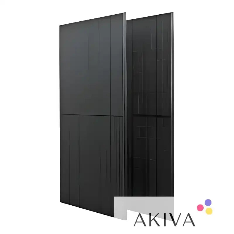 Two black 400W rigid solar panels from ECOFLOW Rigid Solar Panel Combo
