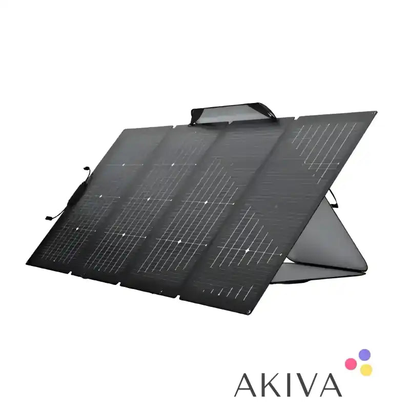 Foldable solar panel array for ECOFLOW 220W Solar Panel, ideal for portable power solutions