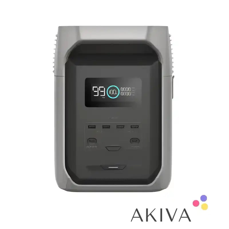 Portable power station ECOFLOW Delta 3 1500 showcases digital display for off-grid power solutions