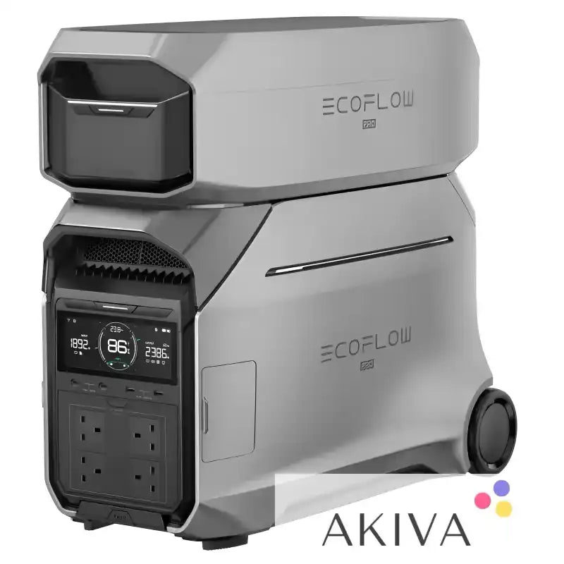 Silver Portable Power Station in ECOFLOW DP3+DP3 Soft Bundle for reliable energy