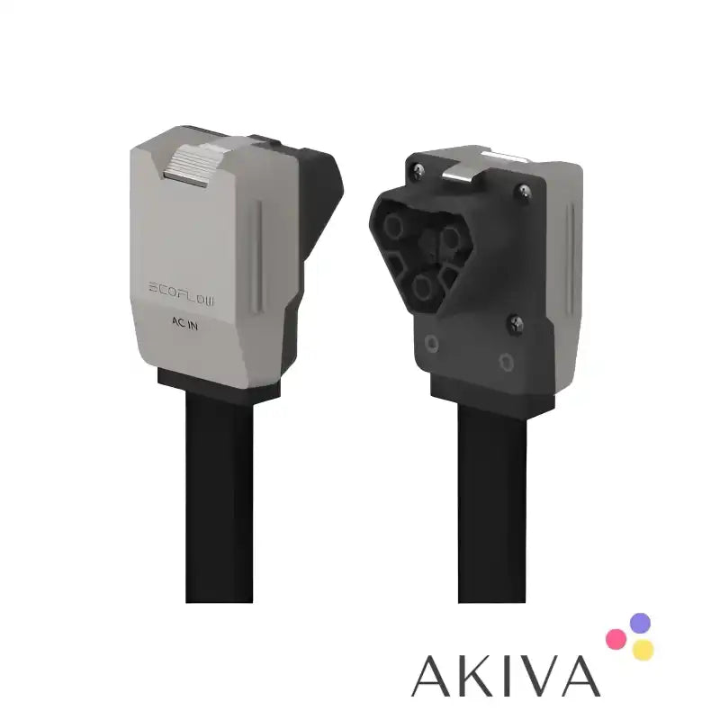 Two EV charging connectors for ECOFLOW Power Hub DC Main Out Adapter