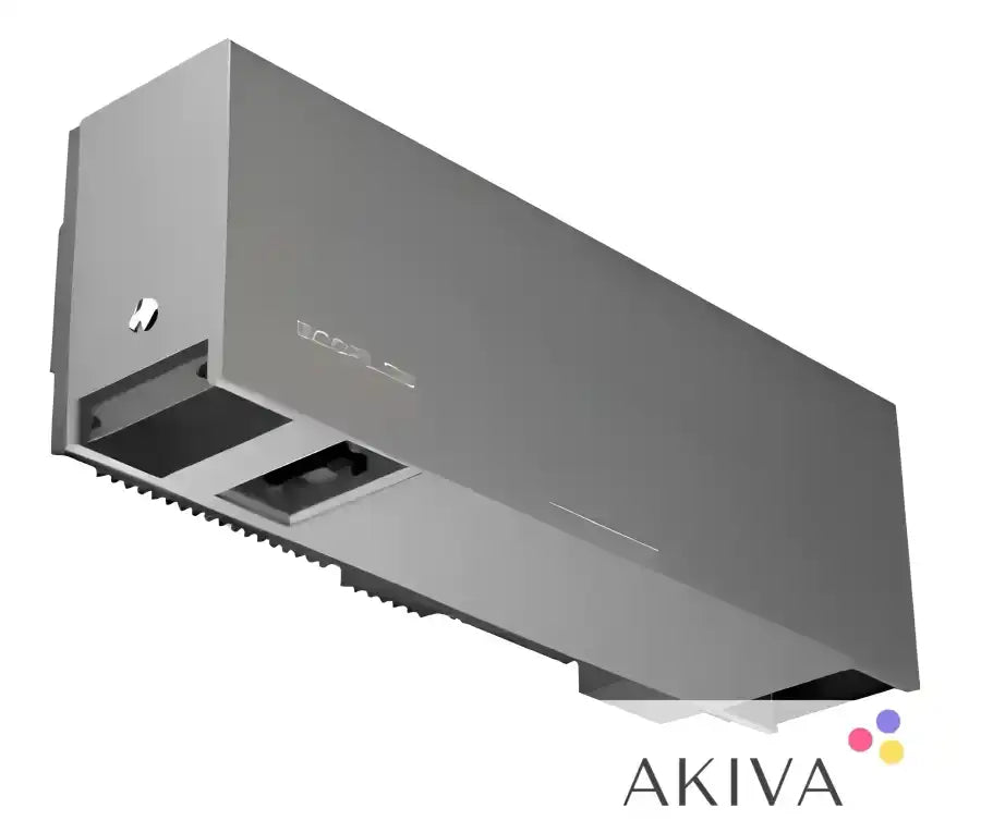 Rectangular gray ECOFLOW PowerOcean power storage unit with LFP battery for efficient energy use