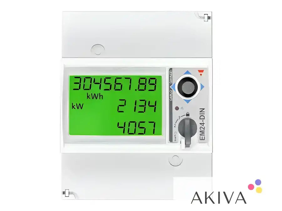 White Digital Electricity Meter for Energy Meter EM24 - 3 Phase - Max 65A Phase Ethernet