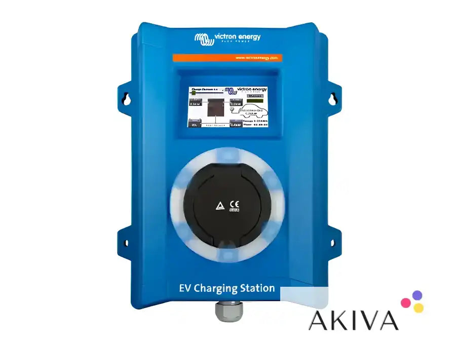 Blue EV charging station for off-grid power solutions from Victron Energy dealer Plymouth