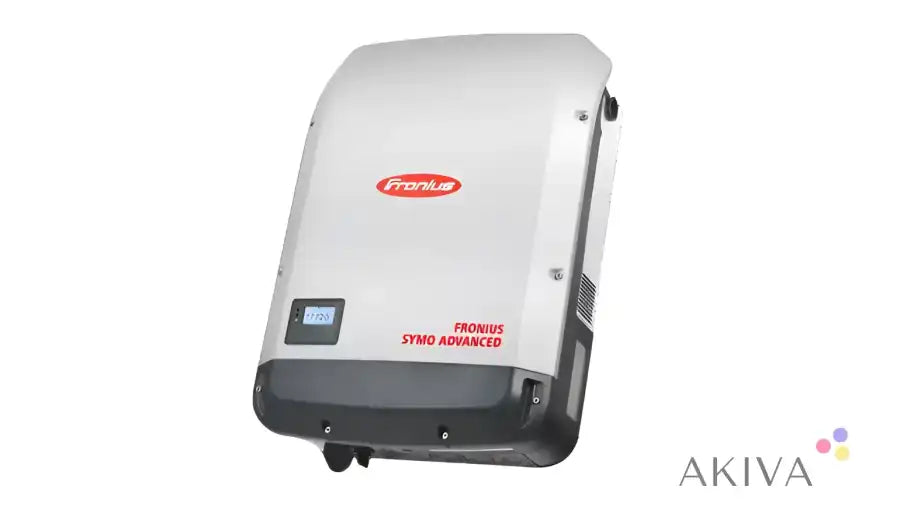 White Fronius Symo 20.0-3-M solar inverter with WLAN LAN webserver features