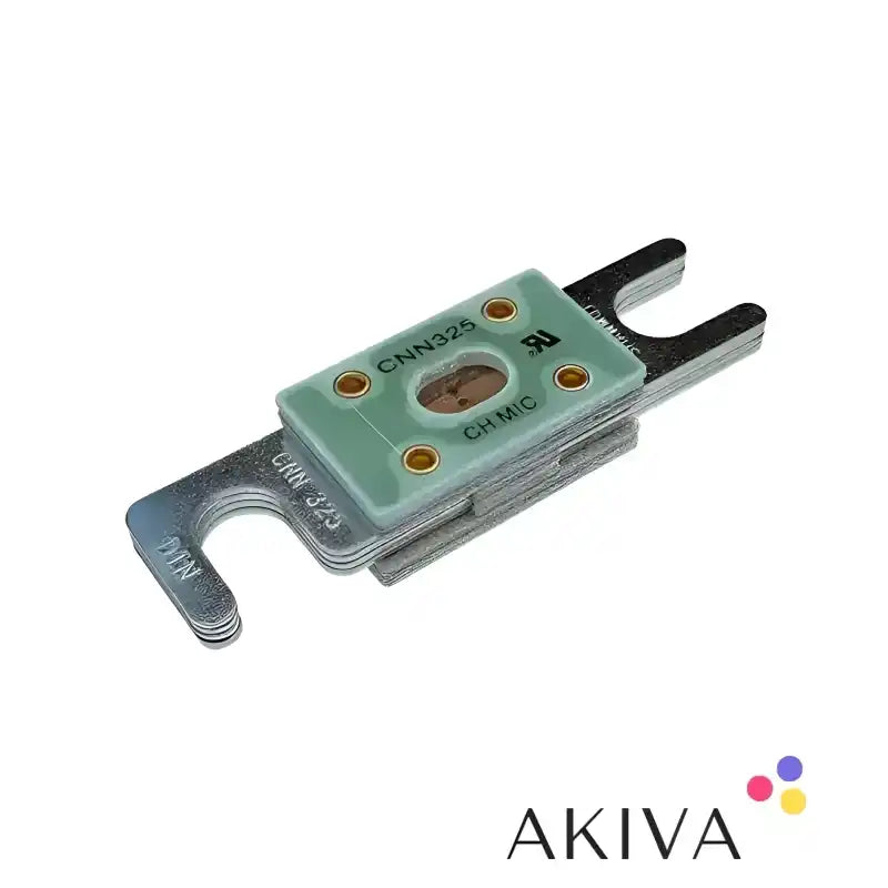 Automotive fuse with green ceramic center for CNN 325A 80V Lynx shunt, one piece