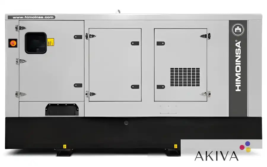 Industrial Diesel Generator Himoinsa HFW-135-T5 S2 400V 3-Phase Output with Gray Enclosure