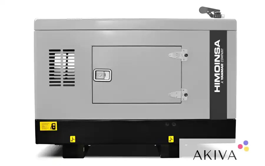 Grey industrial generator with ventilation access panel for Himoinsa HYW-13-M5 S5 230V