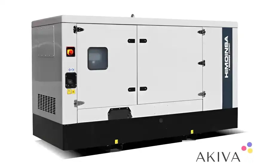 Industrial diesel generator in protective housing for Himoinsa HYW-25-M5 230V 1-phase