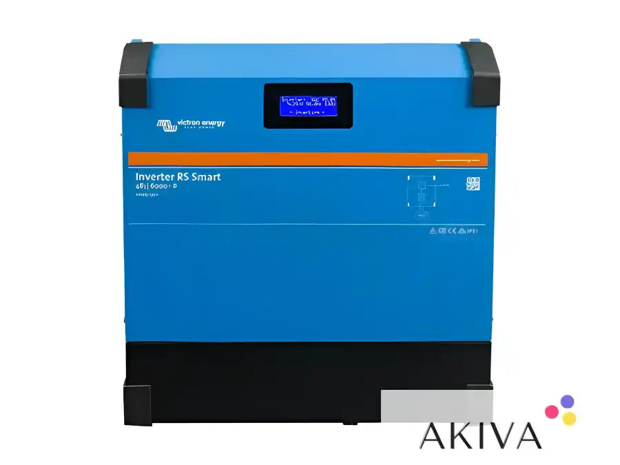 Blue and black Inverter RS 48/6000 230V Smart for off-grid power solutions