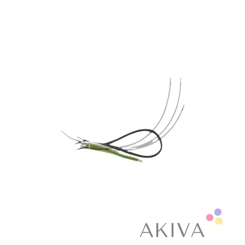 Green and black wired lash applicator for Kk. Cabling DC OVP Type 2 off-grid power solutions