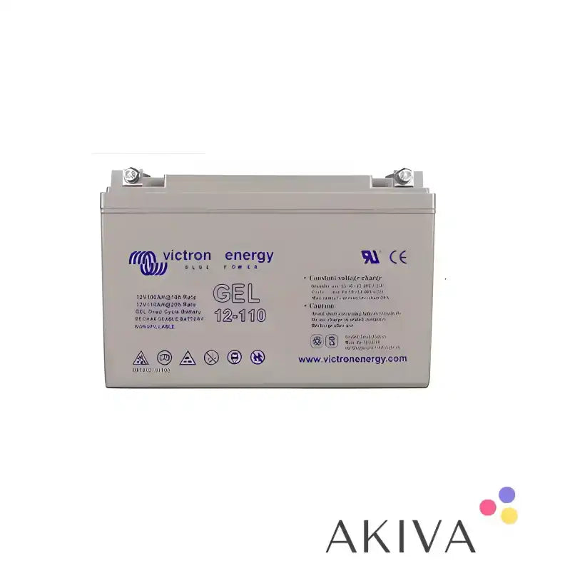 Gray Victron Energy GEL battery for Lead Carbon Battery 12V/106Ah M8 model