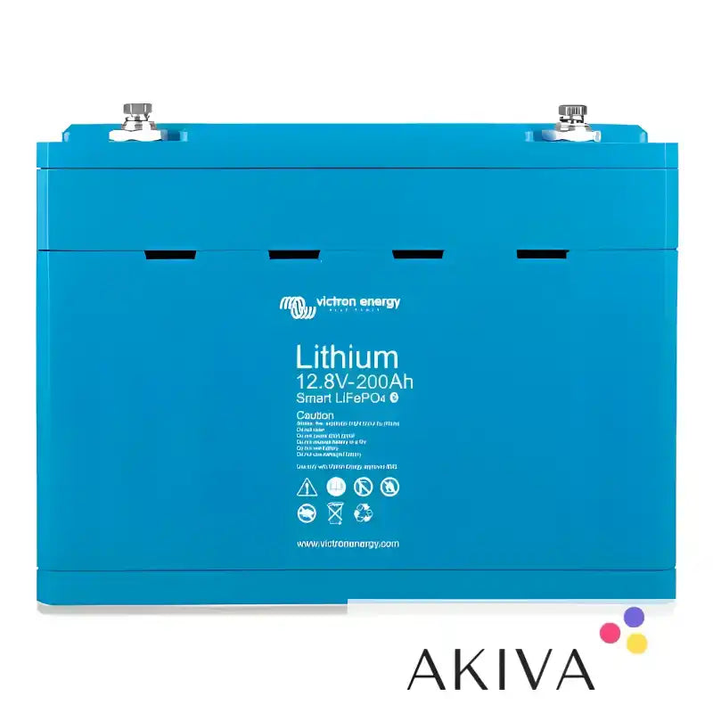 Blue Lithium LiFePO4 Battery 12.8V/200Ah Smart for off-grid power solutions