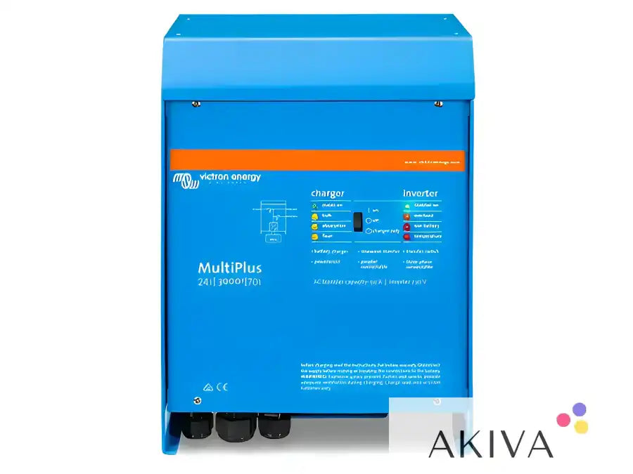 Blue Victron Energy MultiPlus 24/3000/70-16 230V inverter/charger for off-grid power solutions