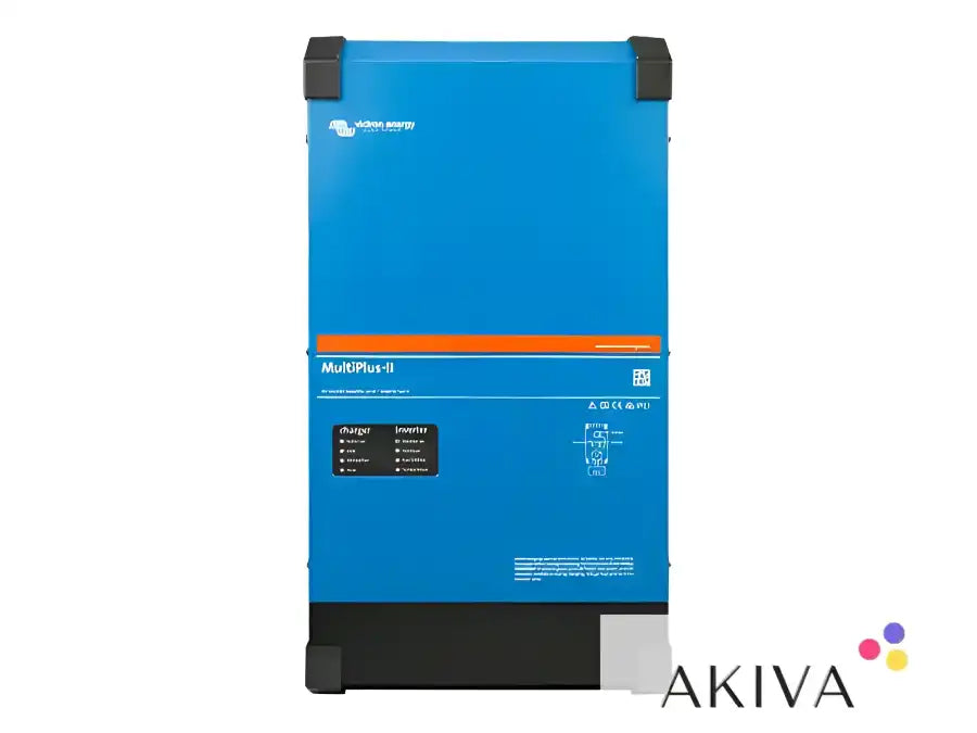 Blue and black MultiPlus-II 12/5000/220-50 230V power inverter for off-grid power solutions