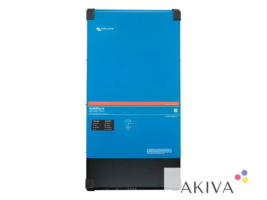 Blue and black MultiPlus-II 48/15000/200-100 230V inverter for off-grid power solutions