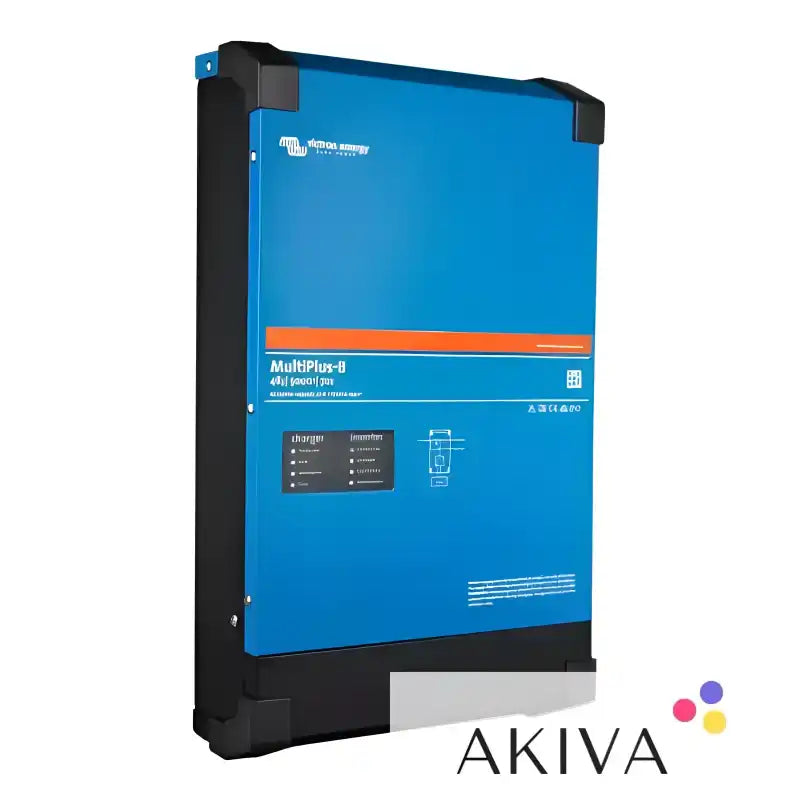 Blue and black MultiPlus-II 48/5000/70-95 120V for off-grid power solutions by Victron Energy