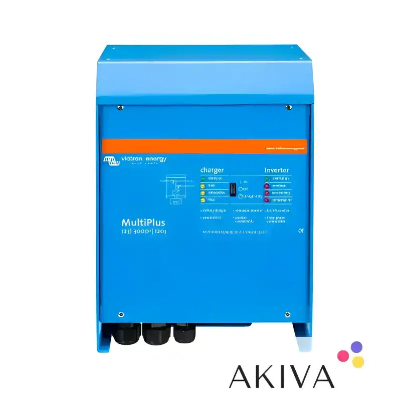 Blue Victron Energy MultiPlus inverter/charger MultiPl.12/3000/120-50 120V VE.Bus
