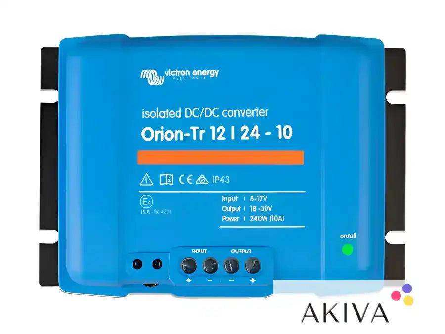 Blue isolated DC-DC converter for Orion-Tr 12/24-10A, efficient power isolation
