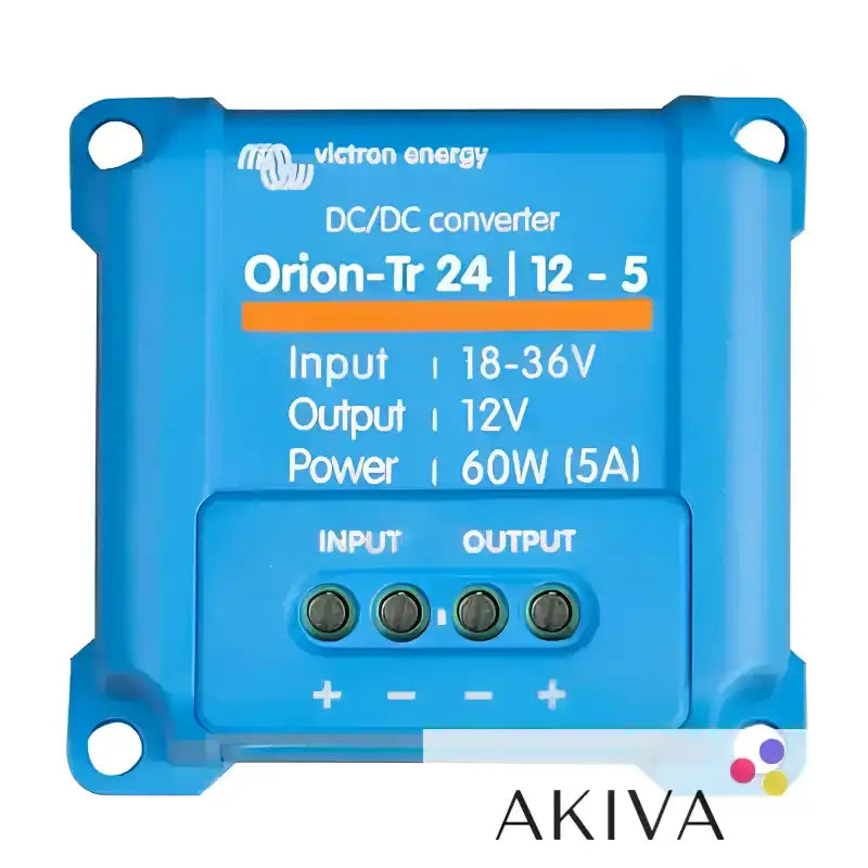 Blue Orion-Tr 24/12-5 DC-DC converter with input and output terminals for converter retail