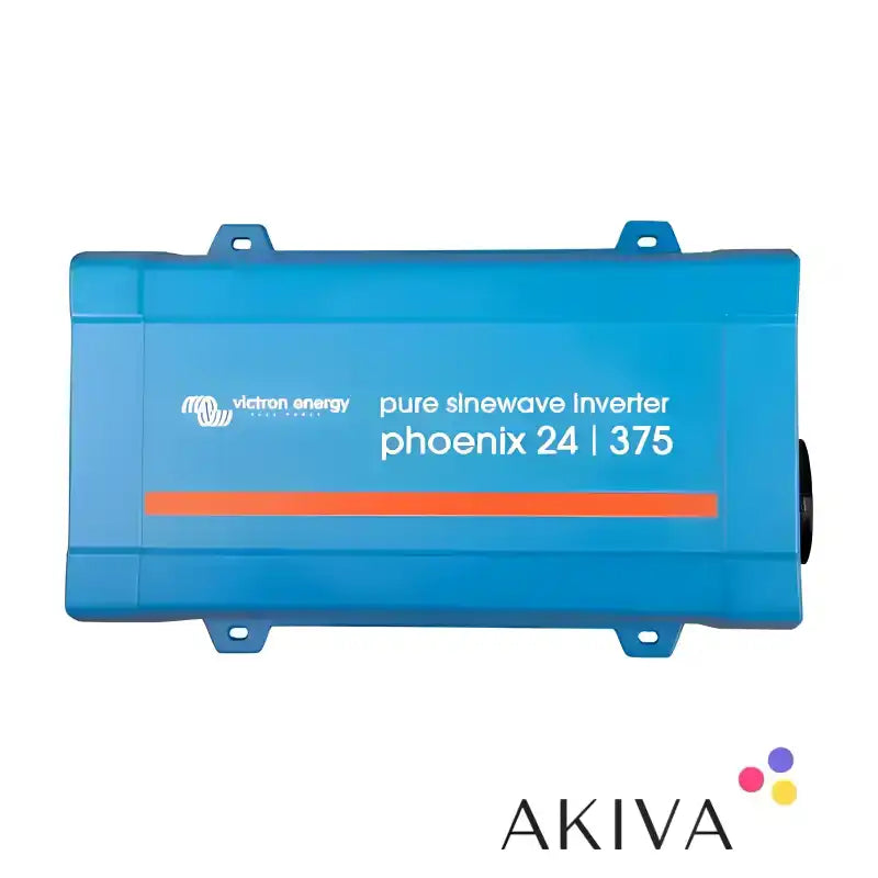 Blue Victron Phoenix Inverter PhInv24/375 for off-grid power solutions, DirectNEMA GFCI available
