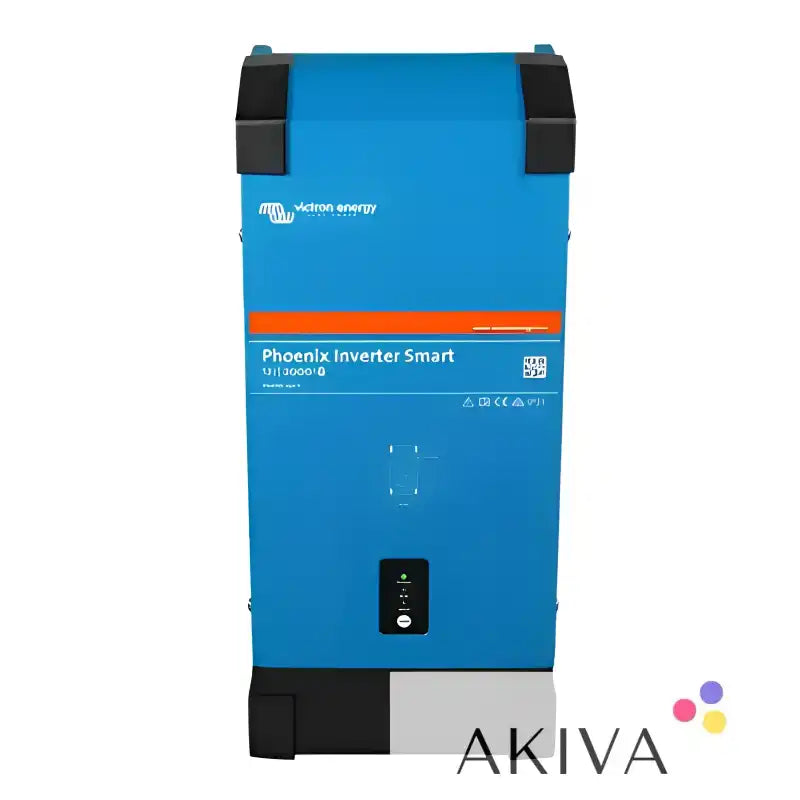 Blue and black Phoenix Inverter Smart device for 230V smart off-grid power solutions