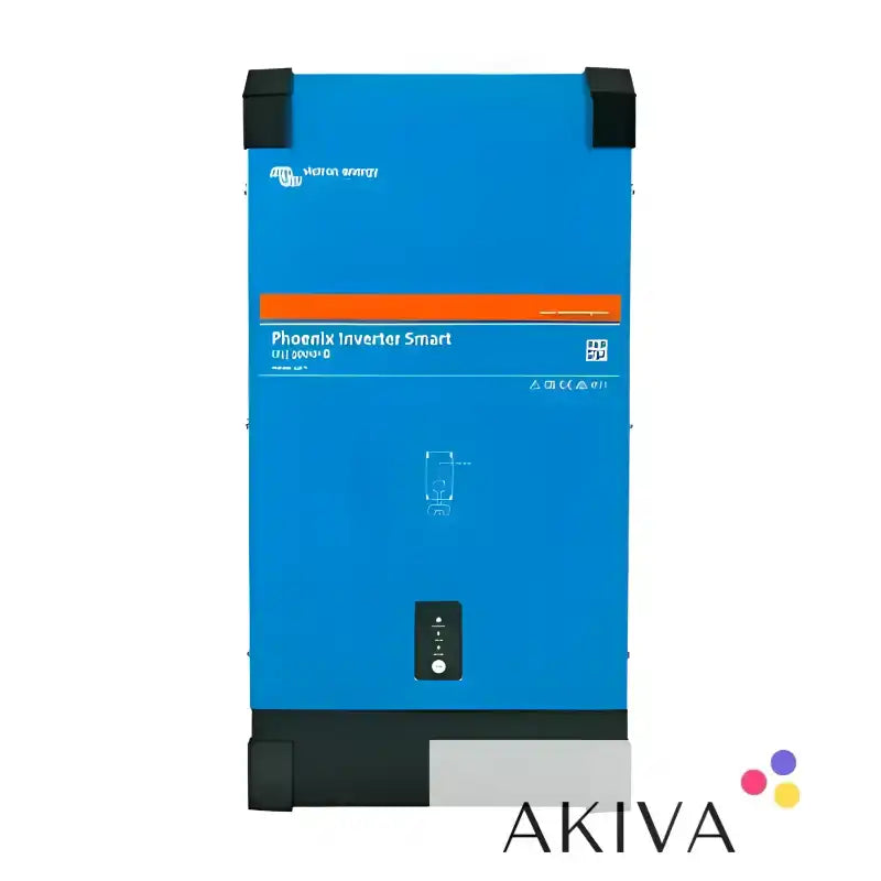 Blue and black Phoenix Inverter 12/3000 230V Smart for off-grid power solutions