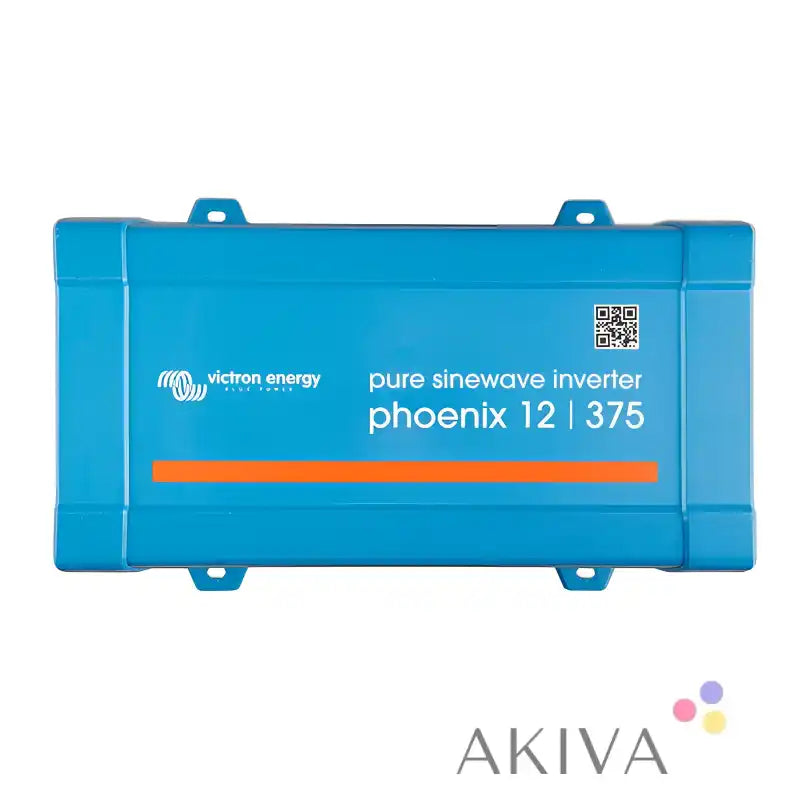 Blue plastic case for victron energy phoenix inverter 12 375 with direct nema gfci for reliable power conversion