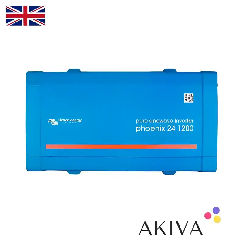 Blue Pure Sinewave Inverter from the Phoenix Inverter 24/1200, ideal for Off-Grid Power Solutions