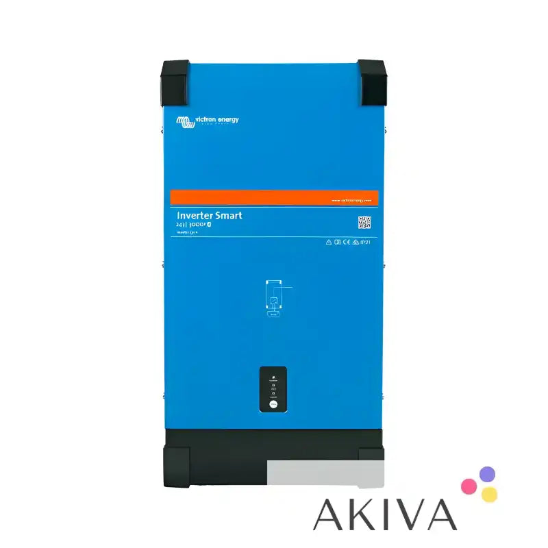 Blue and black Phoenix Inverter 24/3000 230V Smart for off-grid power solutions