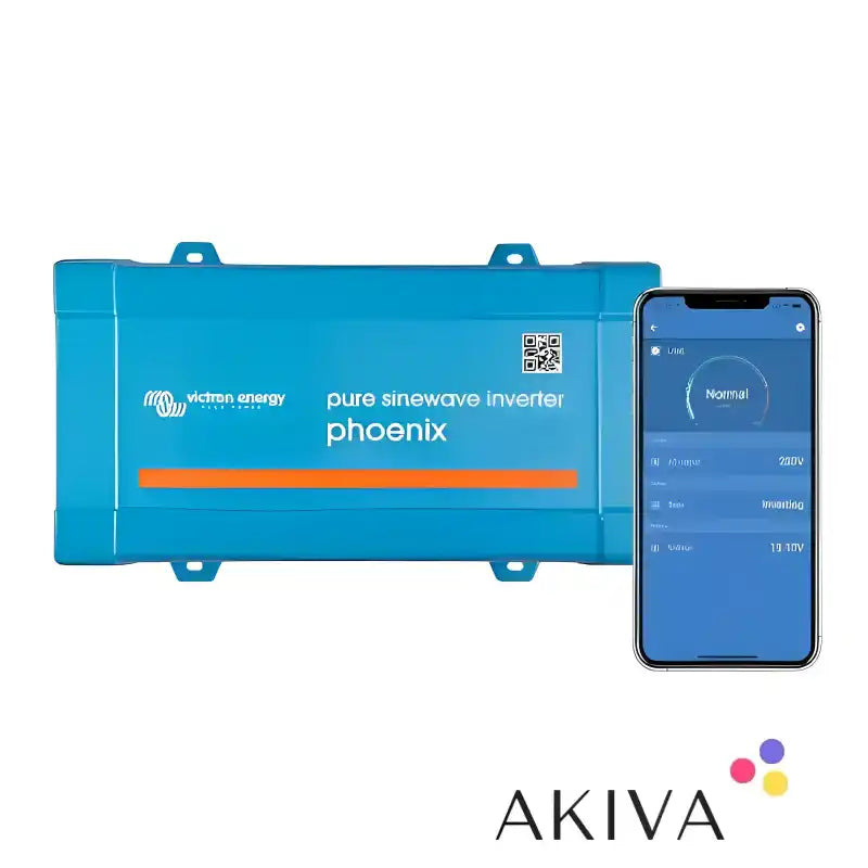 Blue Phoenix Inverter 48/250 230V VE.Direct IEC with smartphone monitoring status