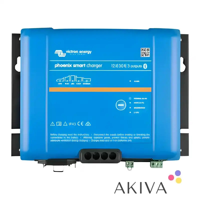 Blue Victron Energy Phoenix Smart IP43 Charger 12/30(3) for efficient power management