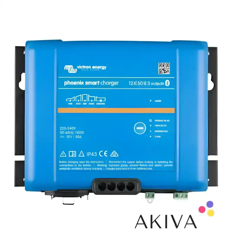 Blue Victron Energy Phoenix Smart Charger for Phoenix Smart IP43 Charger 12/50(3) 230V