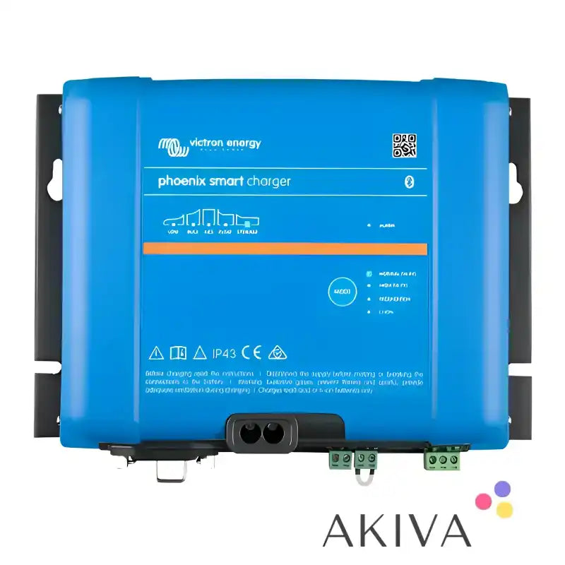 Blue Victron Phoenix Smart IP43 Charger 24/25(3) for efficient power management